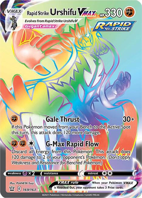 Rapid Strike Urshifu VMAX Secret 169/163