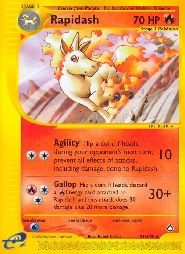 Rapidash 031/147 card