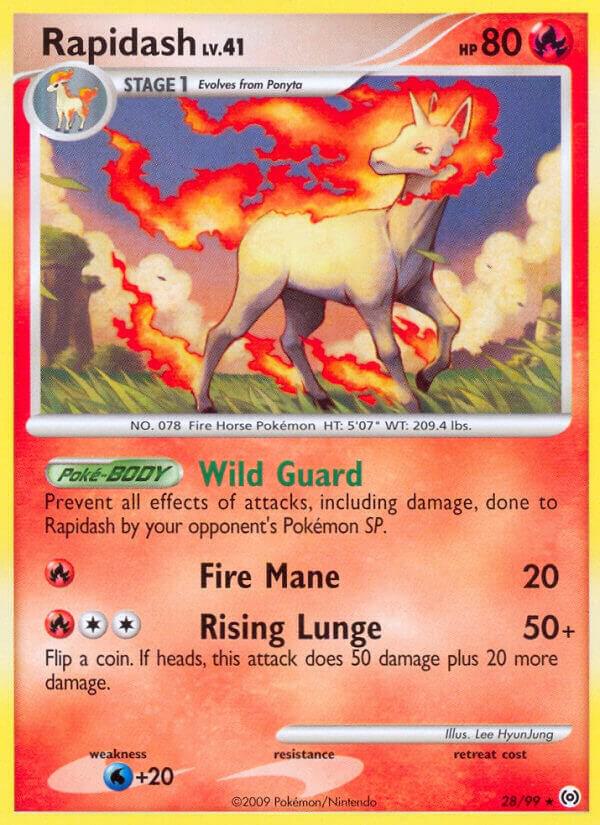 Rapidash 28 28/99 card