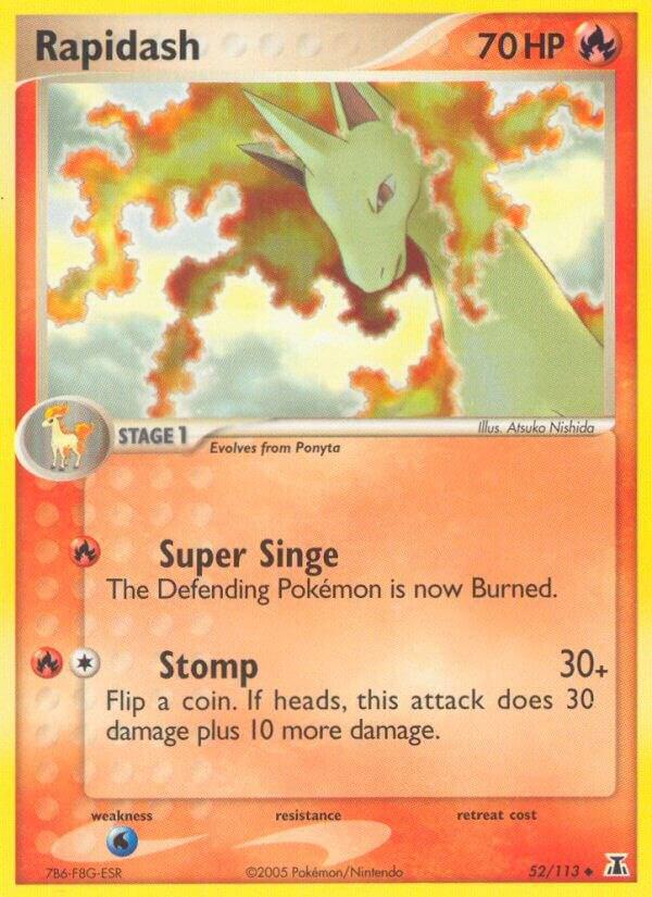 Rapidash 52/113 card