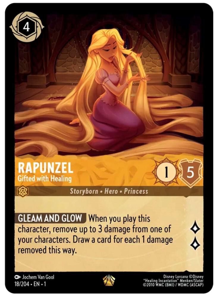 Rapunzel Gifted with Healing 18/204 card