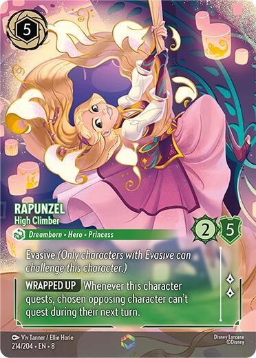 Rapunzel High Climber Enchanted 214/204 card