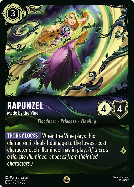 Rapunzel Made by the Vine 17/37 card