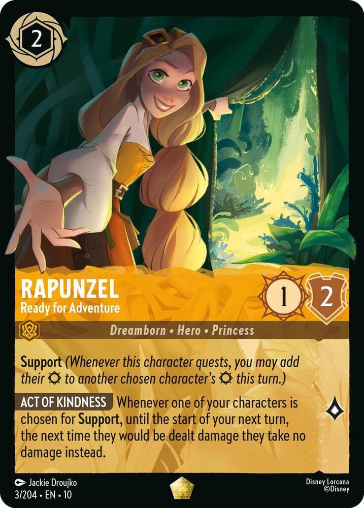 Rapunzel Ready for Adventure 3/204 carta