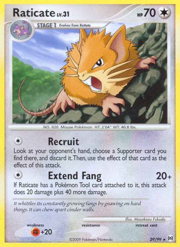 Raticate 29/99 card