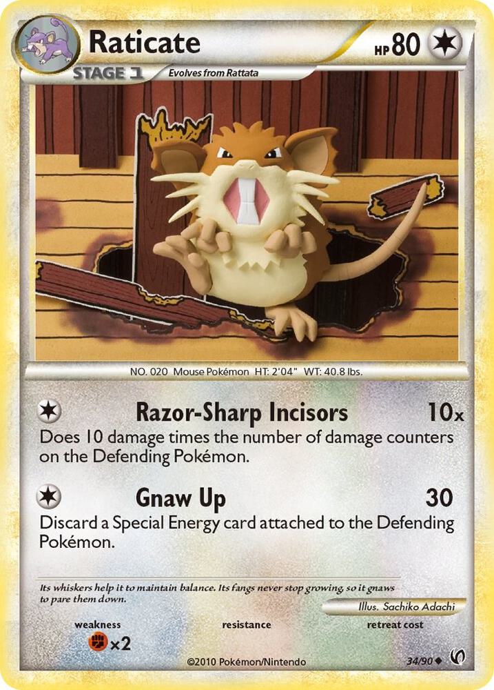 Raticate 34/90