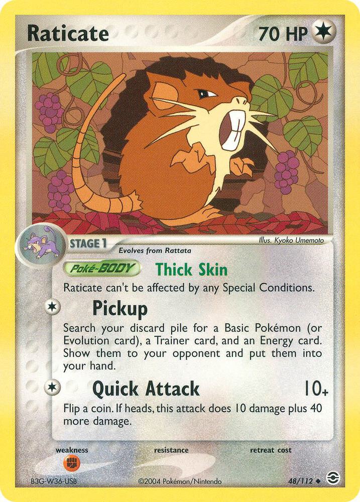 Raticate 48/112 card