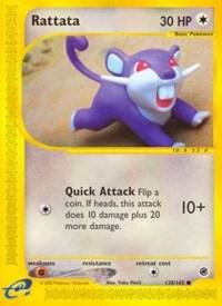 Rattata 128/165 card