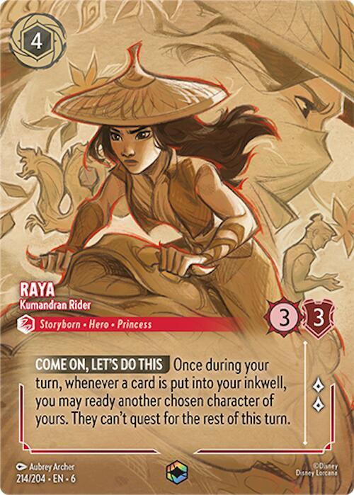 Raya Kumandran Rider Enchanted 214/204 card