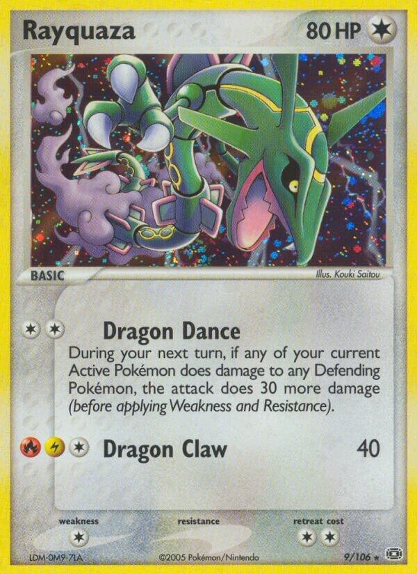 Rayquaza 9/106 card