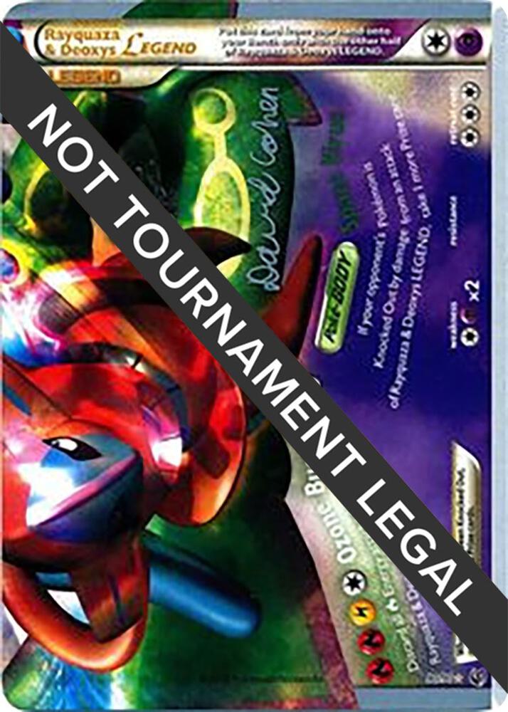 Rayquaza and Deoxys Legend 90 2011 David Cohen 90/90