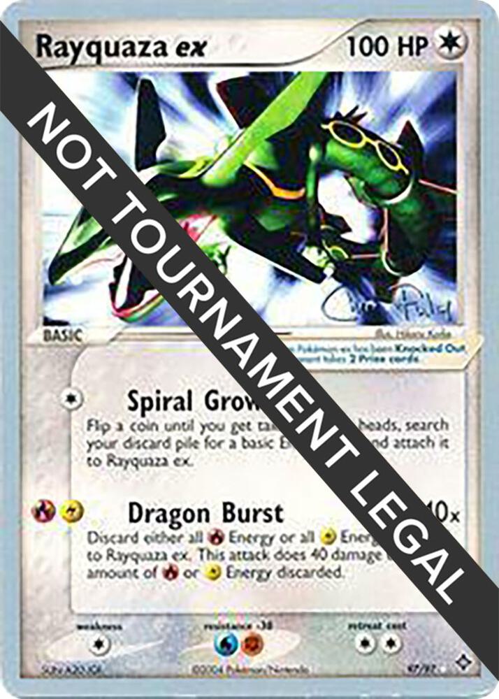 Rayquaza ex 2004 Chris Fulop 97/097 card