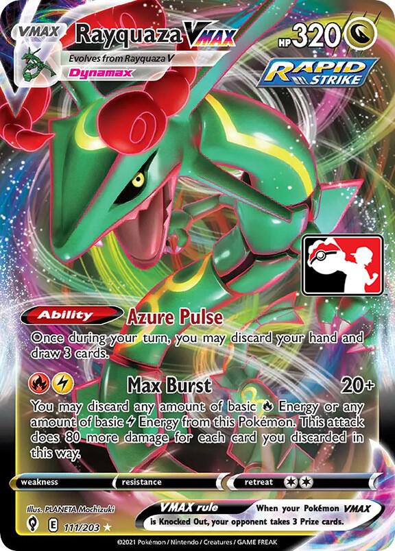 Rayquaza VMAX 111/203 card