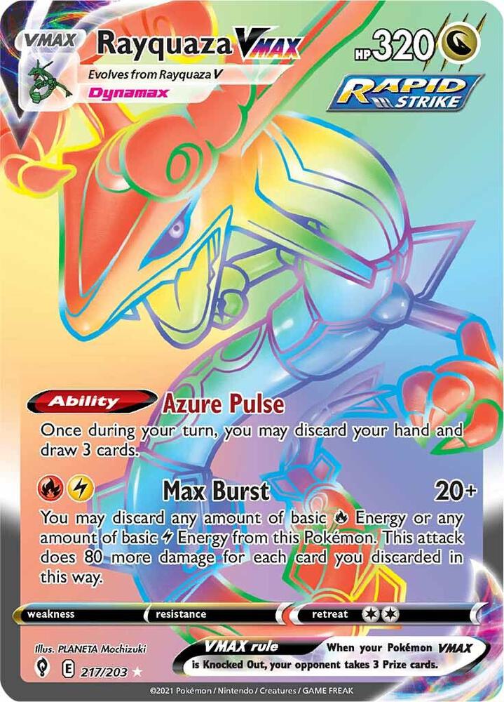 Rayquaza VMAX Secret 217/203