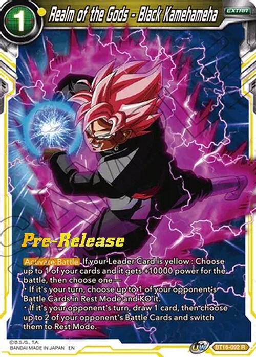 Realm of the Gods Black Kamehameha SPR BT16-092