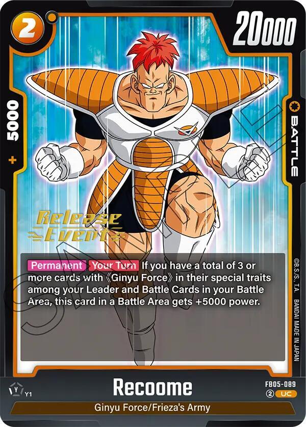 Recoome FB05-089 carta