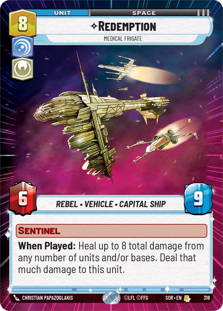 Redemption Medical Frigate Hyperspace 318 card