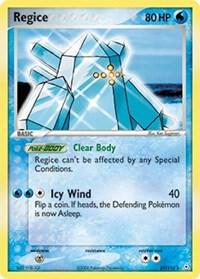 Regice 27/110 card