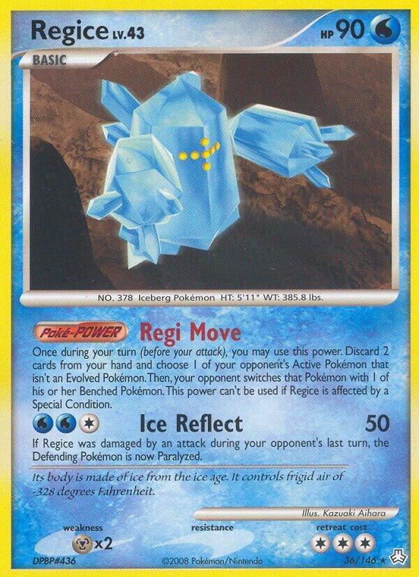 Regice 36/146 card
