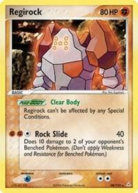 Regirock 28/110 card