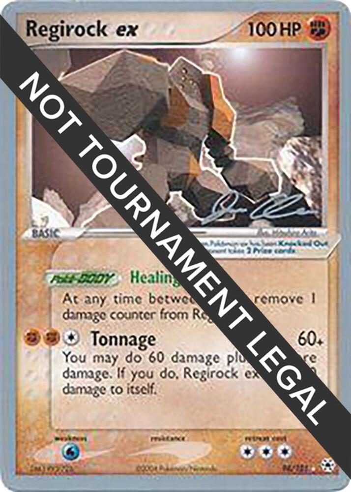 Regirock ex 2006 Jason Klaczynski 98/101 card