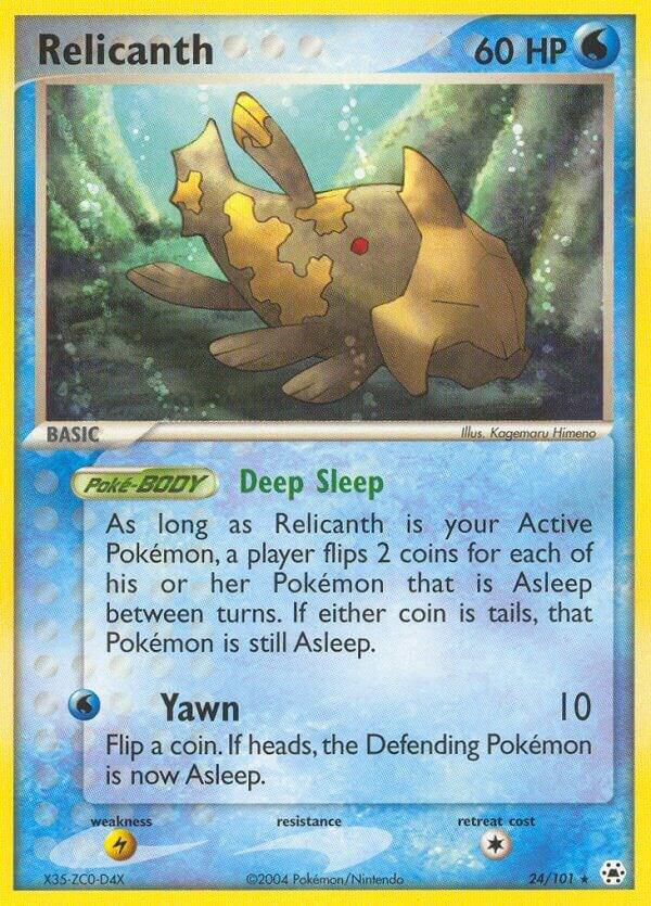 Relicanth 24/101 card