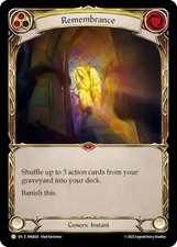 Remembrance Yellow ANQ026 card