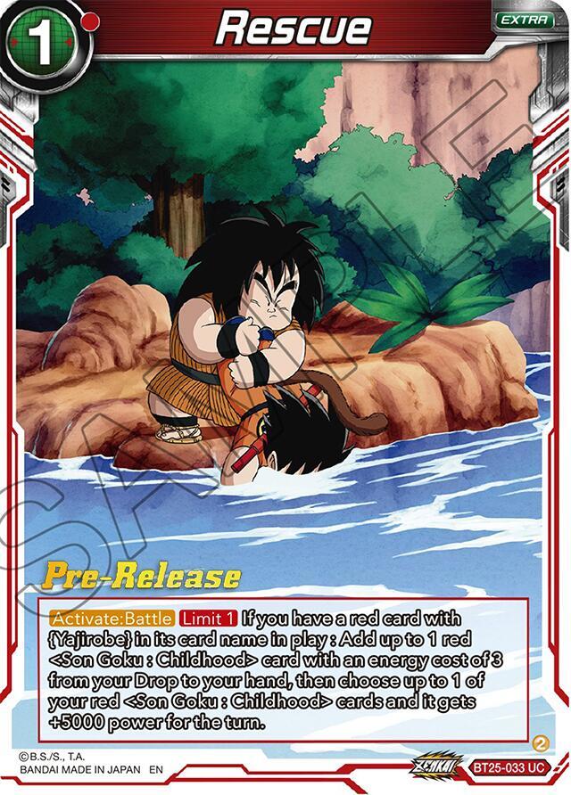 Rescue BT25-033 carta