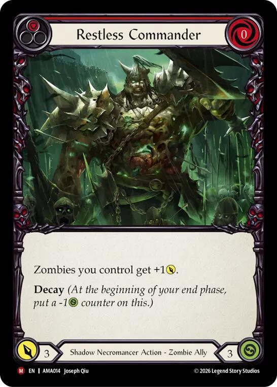Restless Commander Red AMA014