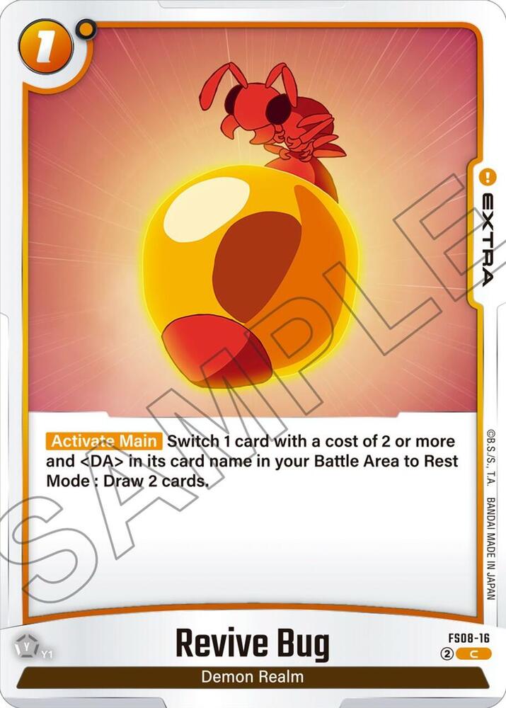 Revive Bug FS08-16 card