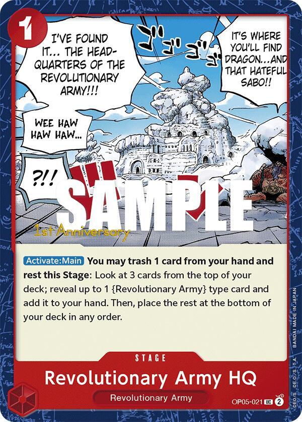 Revolutionary Army HQ OP05-021