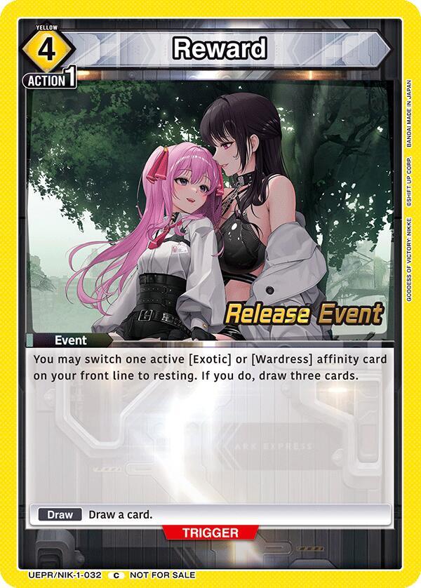Reward UEPR/NIK-1-032 card