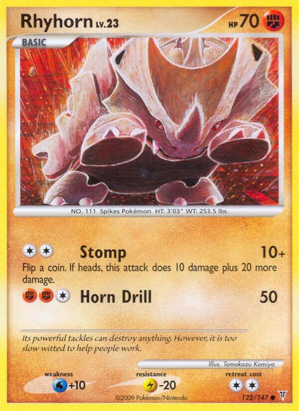 Rhyhorn 122 card