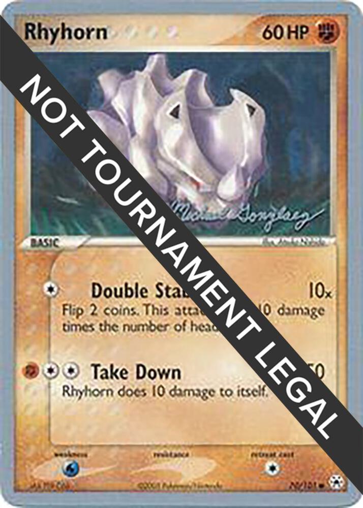 Rhyhorn 2005 Michael Gonzalez 70/101 card