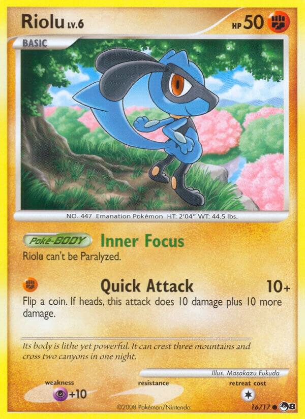 Riolu 016/017 card
