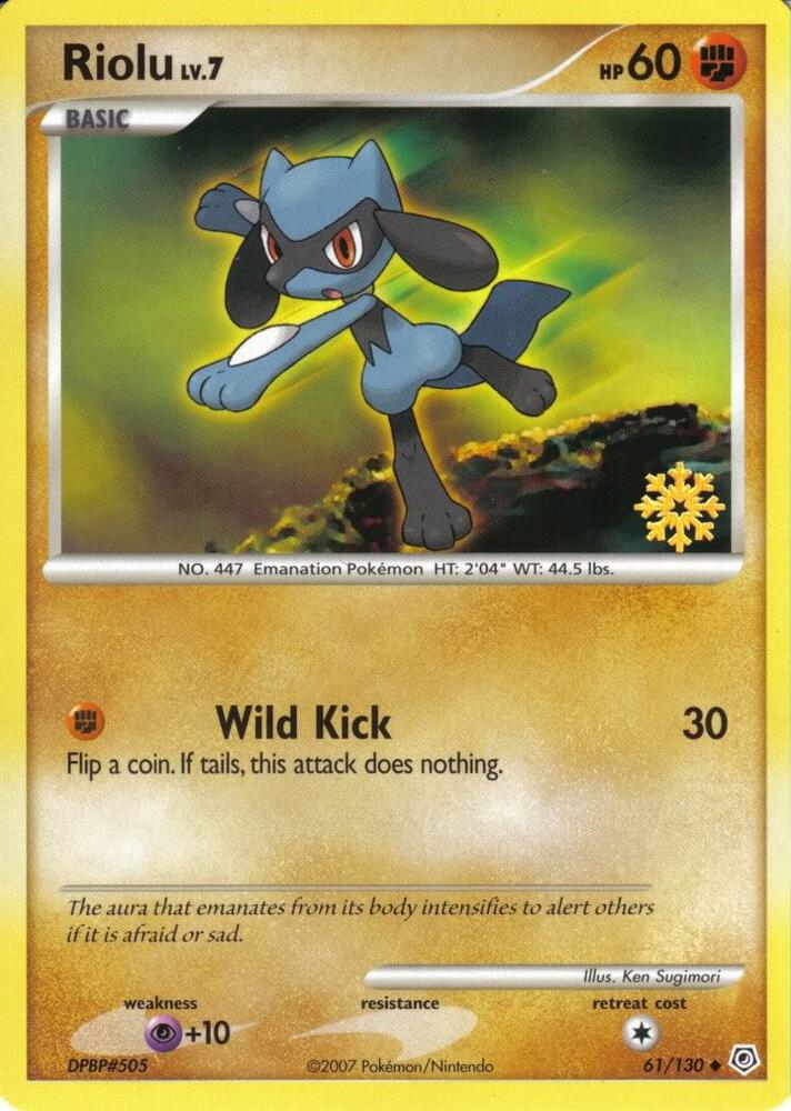 Riolu 61 130 061/130 card