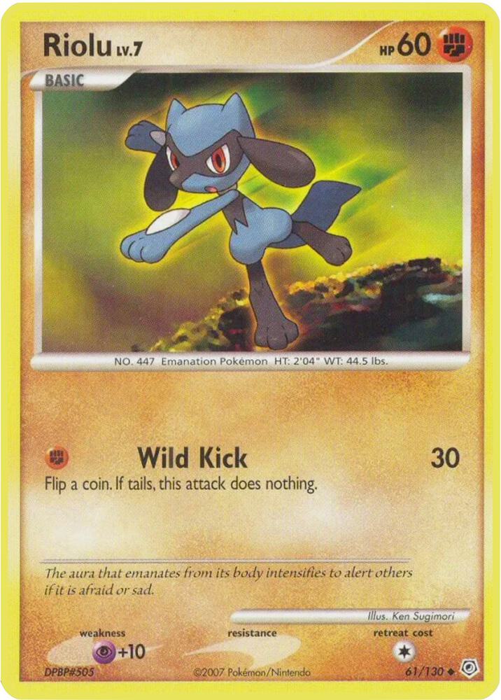 Riolu 61/130 carta