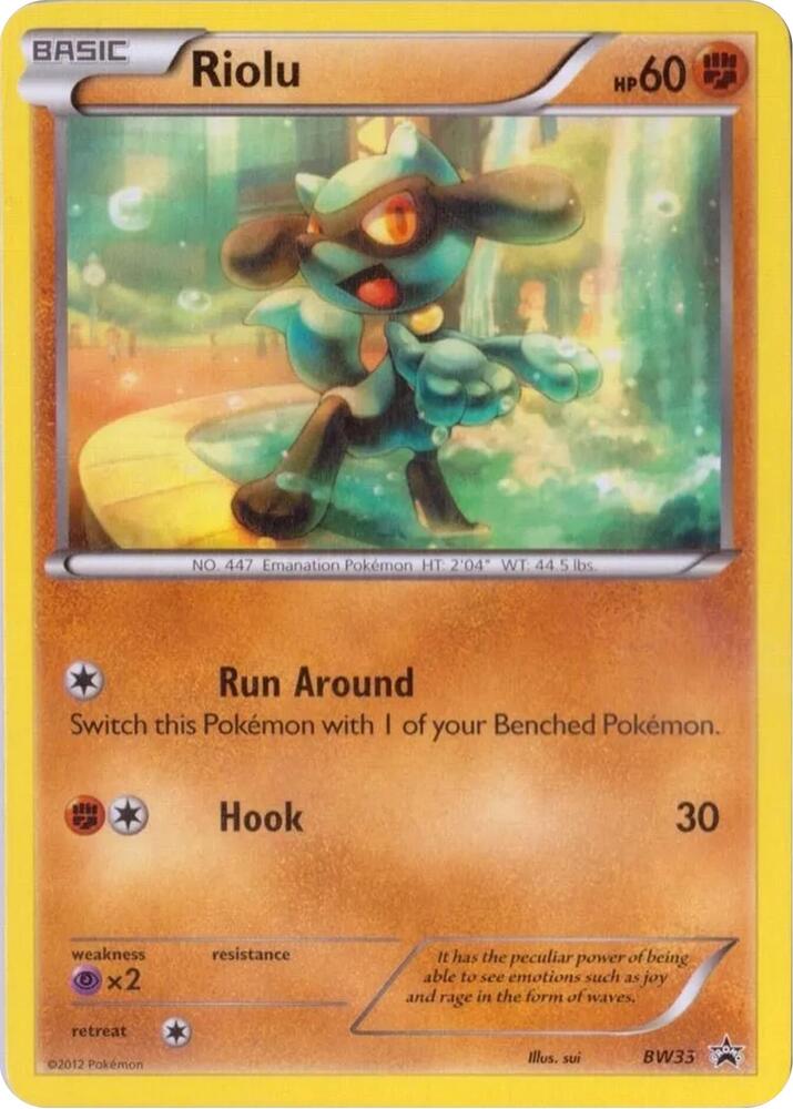 Riolu BW33 card