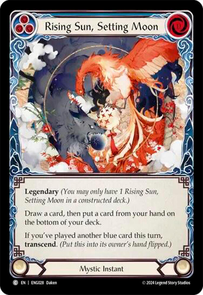 Rising Sun Setting Moon ENG028 card