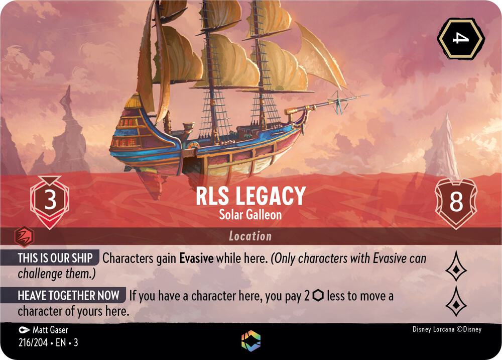 RLS Legacy Solar Galleon Enchanted 216/204
