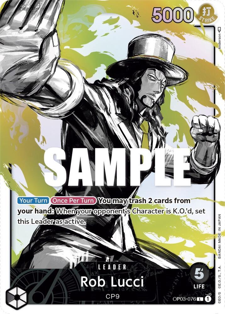 Rob Lucci 076 Alternate Art OP03-076