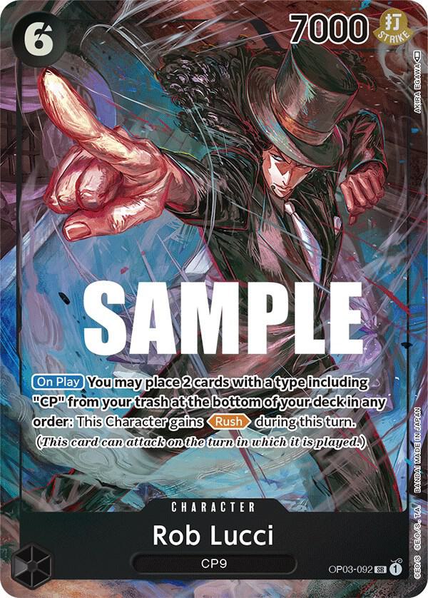 Rob Lucci 092 Alternate Art OP03-092