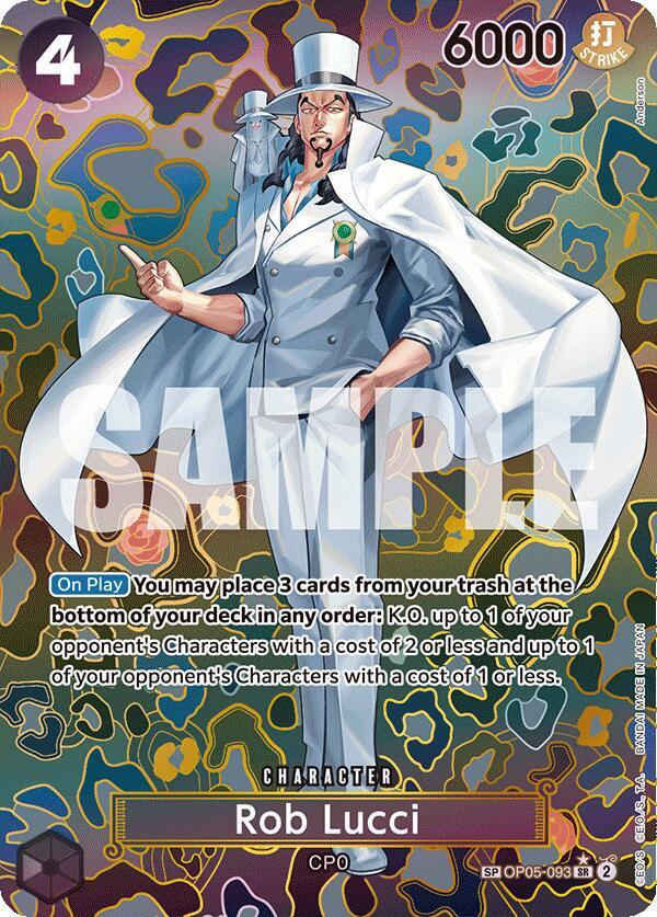 Rob Lucci SP OP05-093 card