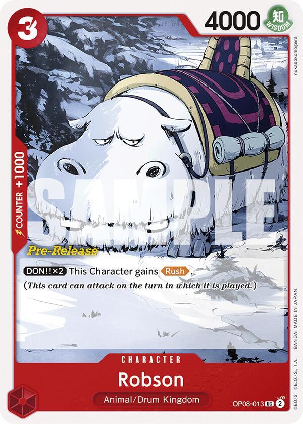 Robson OP08-013 card
