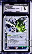 Rockets Scyther ex 102/109 card