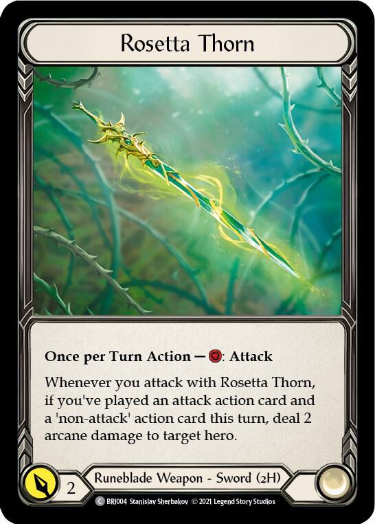 Rosetta Thorn BRI004 card
