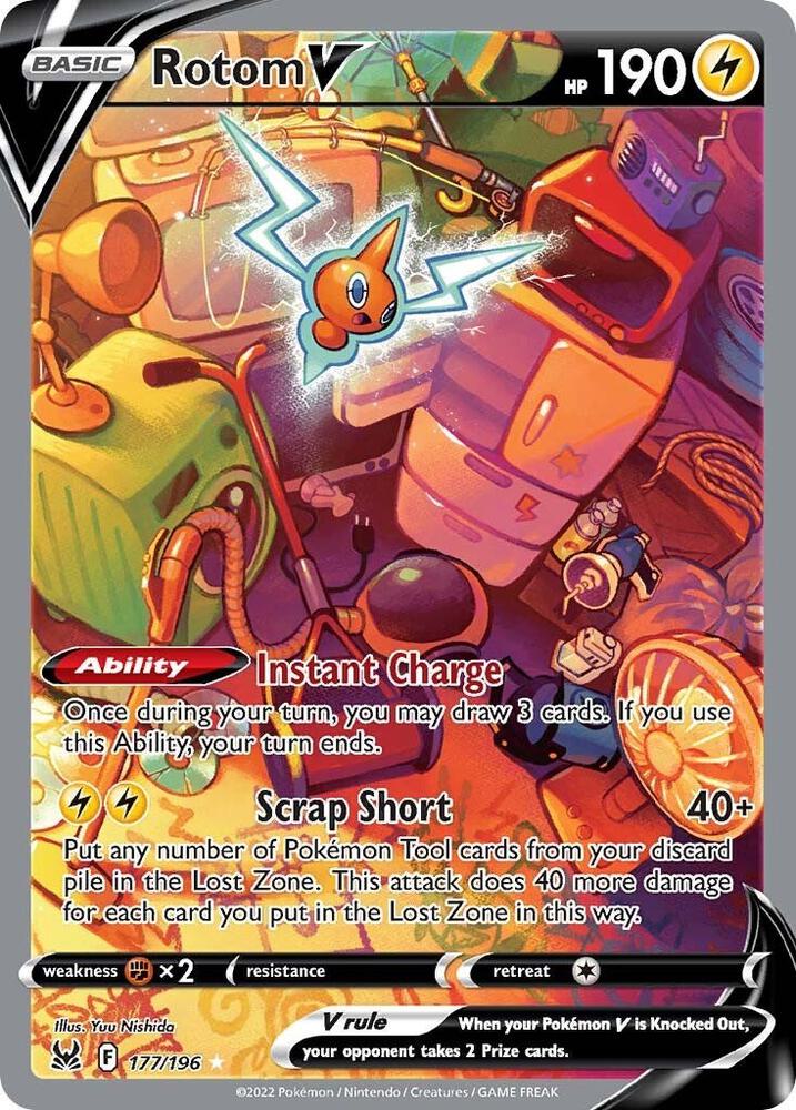 Rotom V Alternate Full Art 177/196
