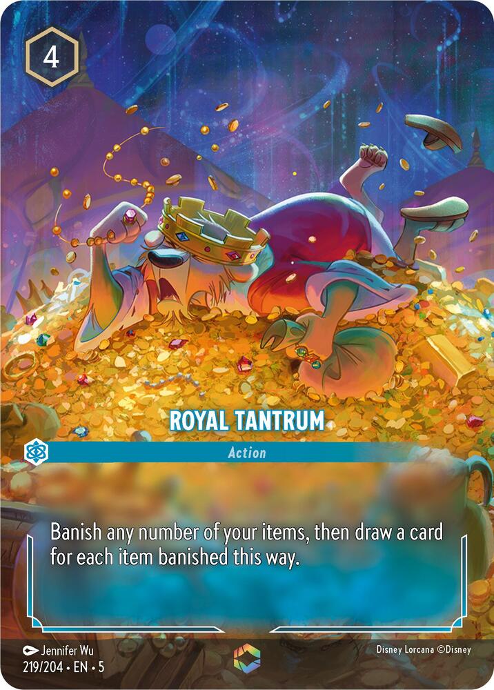 Royal Tantrum Enchanted 219/204 carta