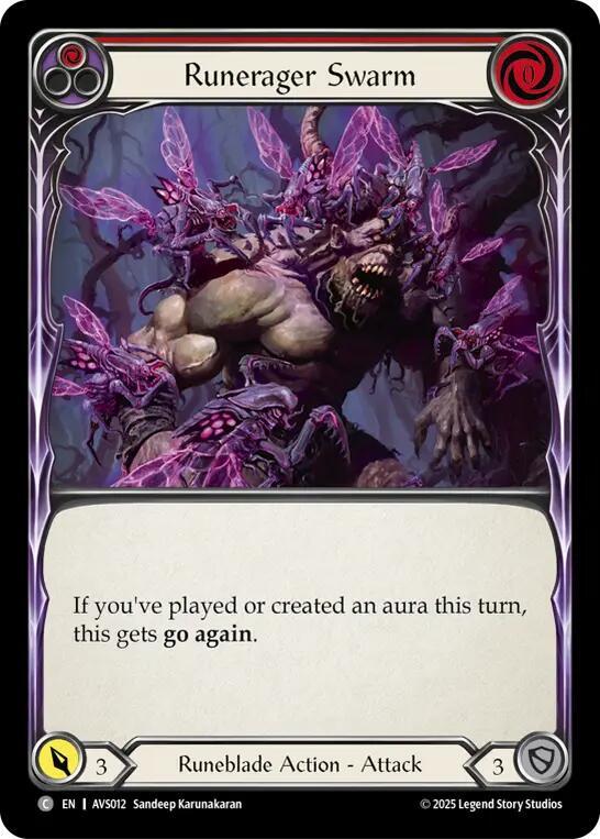 Runerager Swarm Red AVS012 carta