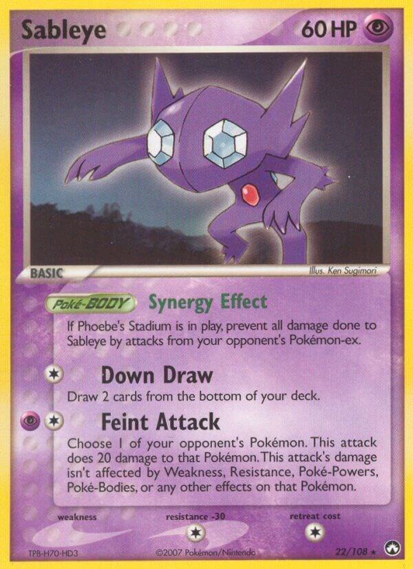 Sableye 22/108 card
